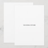 Schoon Witte Minimalistische Verpleegster Bedanktk (Voorkant / Achterkant)