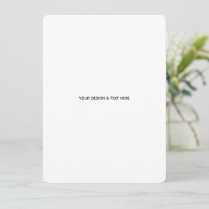 Schoon Witte Minimalistische Voorstel Bedankkaart