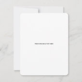 Schoon Witte Minimalistische Voorstel Bedankkaart (Voorkant)
