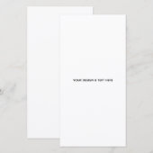 Schoon Witte Minimalistische Voorstel Bedankkaart (Voorkant / Achterkant)