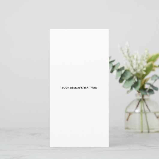 Schoon Witte Minimalistische Voorstel Bedankkaart (Staand voorkant)