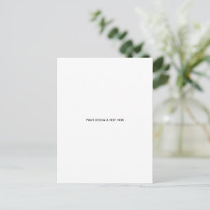 Schoon Witte Minimalistische Voorstel Bedankkaart Briefkaart