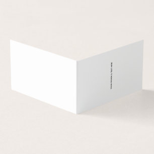 Schoon Witte Minimalistische Voorstel Bedankkaart Kaart