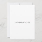 Schoon Witte Minimalistische Waarderingskaart Kaart (Voorkant)