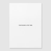 Schoon Witte Minimalistische Zakelijke Bedanktkaar (Voorkant)