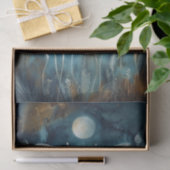 Schoon Witte Mot Cyaanprint Afdrukken Tissuepapier (Geschenk)