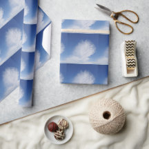 Schoon wolken inpakpapier