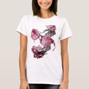 Schoon Zilver ABSTRACTE KUNST Abstract ontwerp v2 T-shirt