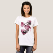Schoon Zilver ABSTRACTE KUNST Abstract ontwerp v2 T-shirt (Voorkant volledig)