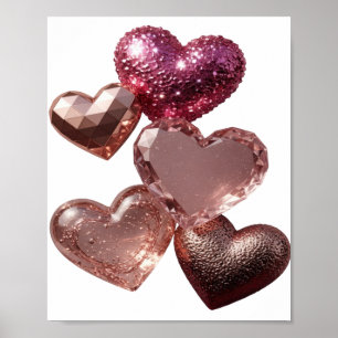Schoon Zilver HARTEN VAN LIEFDE Poster