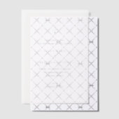 Schoon zwart en wit modern trouwen save the date vellum uitnodigingen (Offset (Uitnodiging))