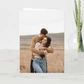 Schoon zwart en wit QR-code modern huwelijk (Achterkant)