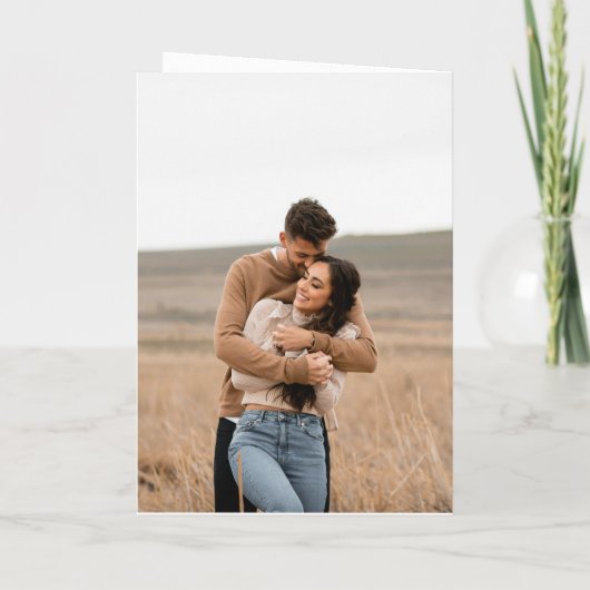 Schoon zwart en wit QR-code modern huwelijk (Achterkant)