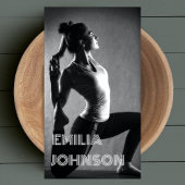 Schoon Zwart & Wit Foto L Professionele Trainer Visitekaartje