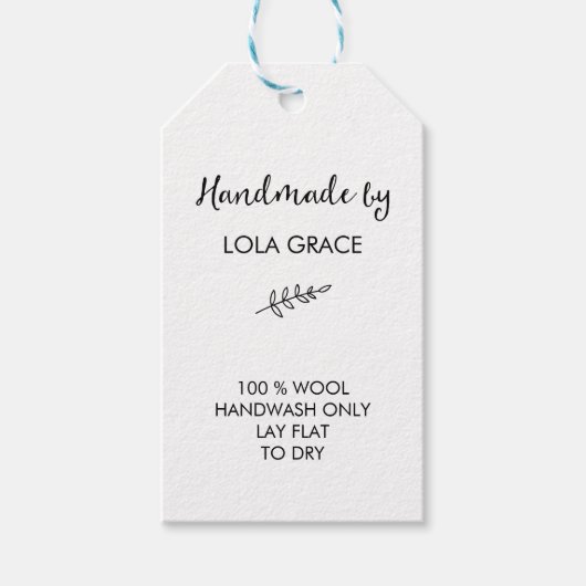 Schoon Zwart & Wit Handgemaakt door Cadeaulabel (Voorkant)