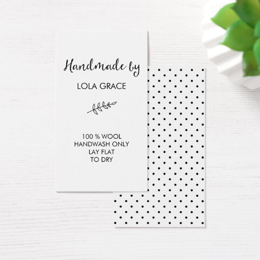 Schoon Zwart & Wit Handgemaakt door Visitekaartjes (Bureau)