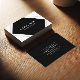 Schoon zwart-wit | Vierkant Lijst Visitekaartje