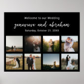 Schoon Zwarte Foto Moderne Trouw Poster (Voorkant)