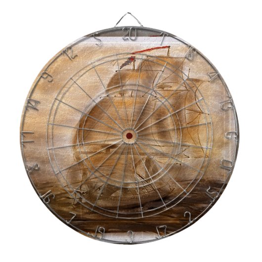 Schoonboek en  kaart dartbord (Voorkant)