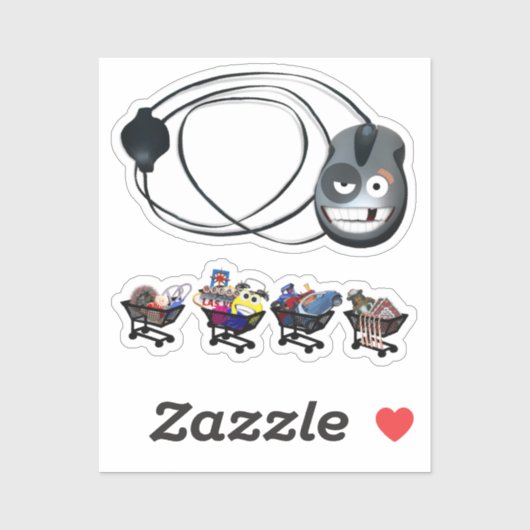 SCHOONBOEKSCHOKKEN STICKER (Vel)