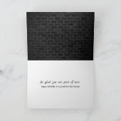 schoonbroer-in-law verjaardagskoppel kaart (Binnen)