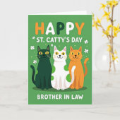 Schoonbroer Kattenkaart Kaart (Gele Bloem)