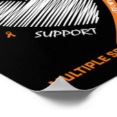 schoonbroer multiple sclerose kleding MS Aware Poster (Hoek)