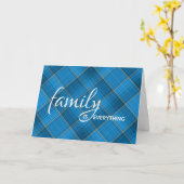 Schoonbroer Plaid Verjaardag Kaart (Gele Bloem)