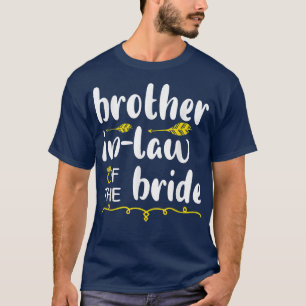 Schoonbroer van de bruidegom gelukkig huwelijk Ma T-shirt