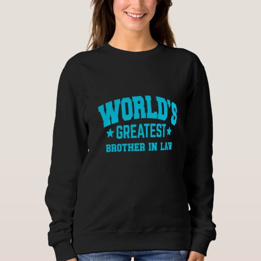Schoonbroer Werelds Beste Blauw   Trui (Voorkant)