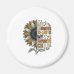 Schoondochter Favoriete Kind Zonnebloem Vintage S Magneet