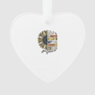 Schoondochter Favoriete Kind Zonnebloem Vintage S Ornament