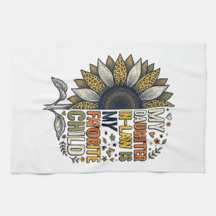 Schoondochter Favoriete Kind Zonnebloem Vintage S Theedoek