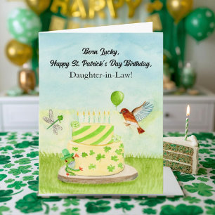 Schoondochter Gelukkige St. Patrick's Day Verjaard Kaart