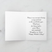 Schoondochter / Happy Moederdag - Bloemen Kaart (Binnen)