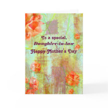 Schoondochter / Happy Moederdag - Bloemen