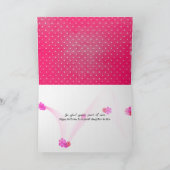 schoondochter-in-law polka dot-verjaardag kaart (Binnen)