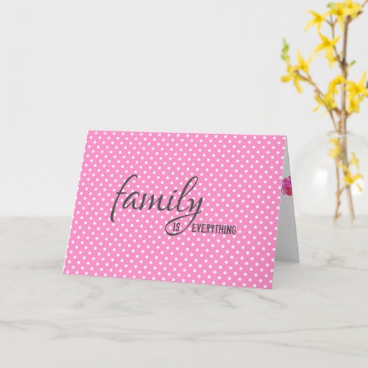 schoondochter-in-law polka dot-verjaardag kaart (Gele Bloem)