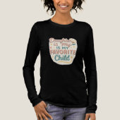 Schoondochter is mijn favoriete kindertypografie Tri-Blend shirt (Voorkant)