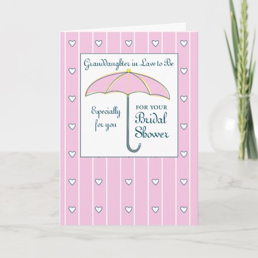 Schoondochter Komt Pink Bruiloftsshower Kaart (Voorkant)