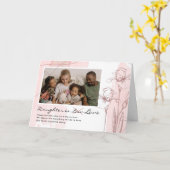Schoondochter Moederdag | Bloem Foto Kaart (Gele Bloem)