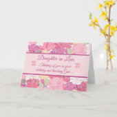 Schoondochter Pioenrozen Bloemen Religieuze Verjaa Kaart (Gele Bloem)