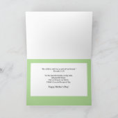 Schoondochters Moederdag Kaart met bloemen (Binnen)