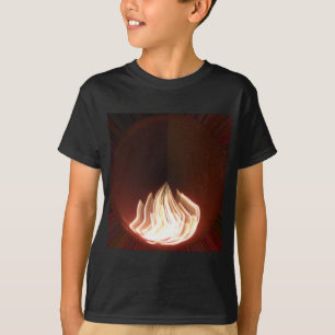 Schoone Abstracte Vlam Kunstprint T-shirt