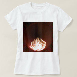 Schoone Abstracte Vlam Kunstprint T-shirt