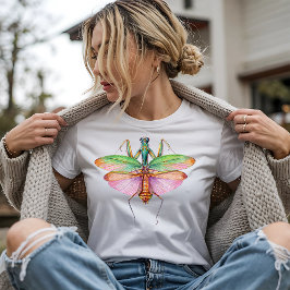 Schoone bidsprinkhaan t-shirt