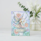 Schoone Bloemenfee Kunst van Molly Harrison Briefkaart (Staand voorkant)