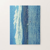 Schoone Dag Zeilend Zeilboot Meer Water Landschap Legpuzzel (Verticaal)