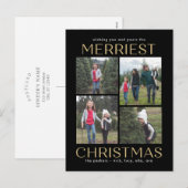 Schoone Kerst Collage Kerstkaart Feestdagenkaart (Voorkant / Achterkant)