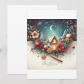 Schoone Kerstkaarten Kaart (Voorkant / Achterkant)